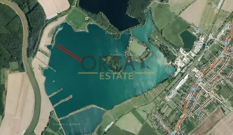 Prodej podílu rybníku, Ostrožská Nová Ves, 2129 m2