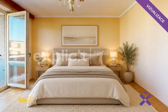 Pronájem bytu 3+1, Zlín, Nivy I, 73 m2