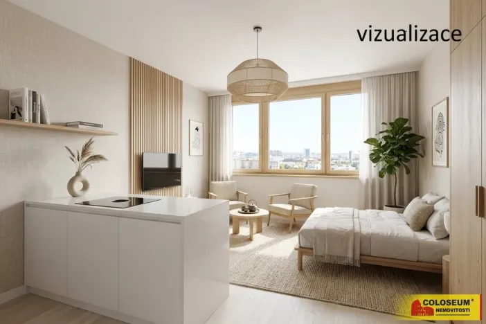 Prodej bytu 1+kk, Brno - Lesná, 23 m2