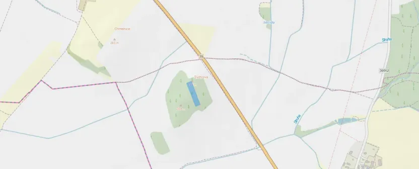 Prodej lesa, Ostřetín - Vysoká u Holic, 5528 m2