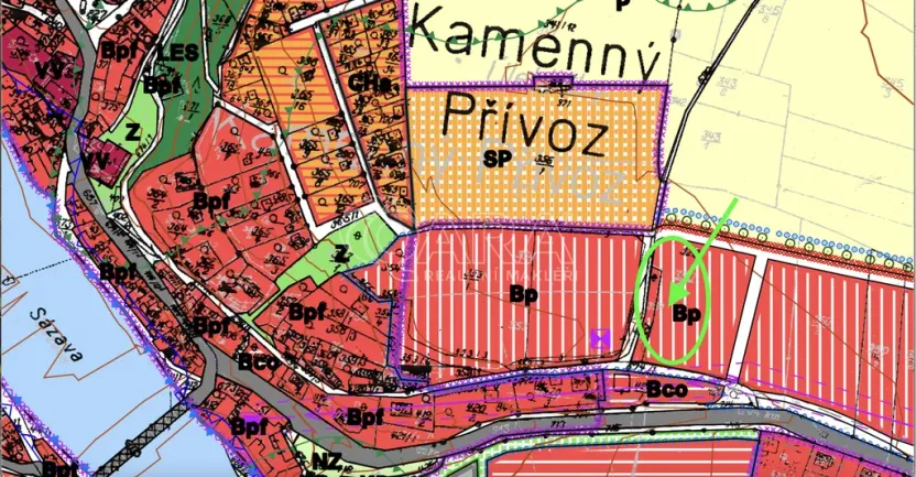 Prodej pozemku pro bydlení, Kamenný Přívoz, 1676 m2