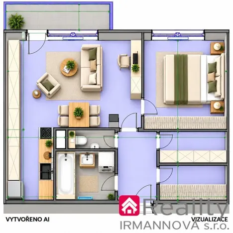 Prodej bytu 2+kk, Pohořelice, Znojemská, 60 m2