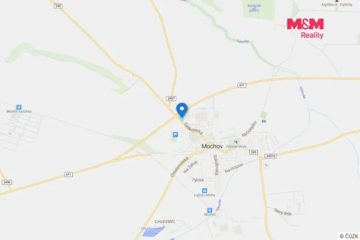 Pronájem komerčního pozemku, Mochov, 2406 m2