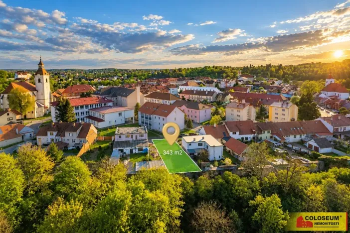 Prodej pozemku pro bydlení, Moravský Krumlov, Palackého, 343 m2