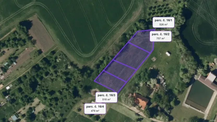 Prodej pozemku pro bydlení, Pavlovice u Kojetína, 2280 m2
