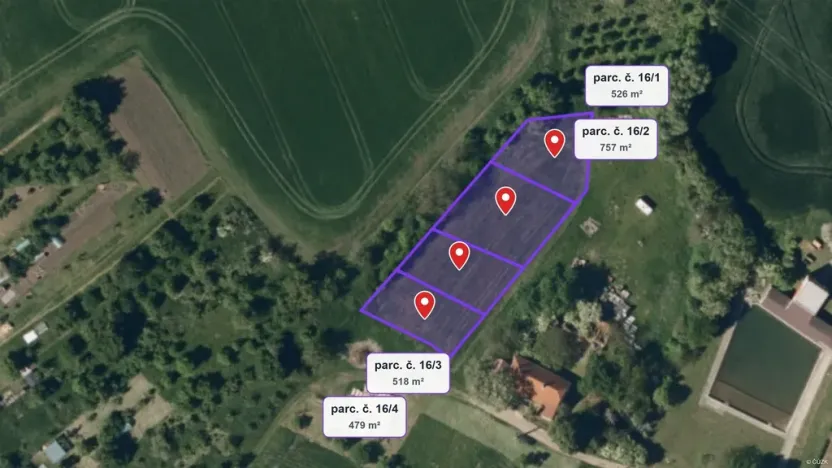 Prodej pozemku pro bydlení, Pavlovice u Kojetína, 2280 m2