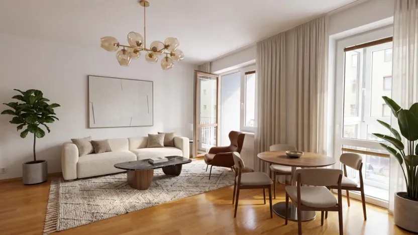Prodej bytu 3+1, Praha - Troja, Velká skála, 97 m2
