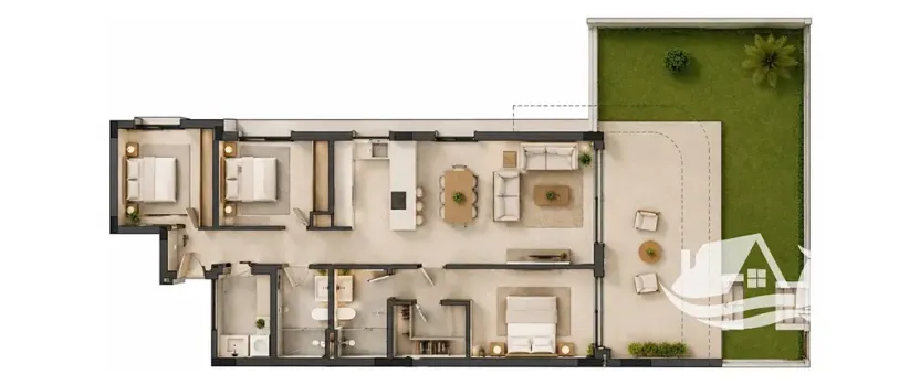 Prodej bytu 4+kk, Capdepera, Španělsko, 100 m2