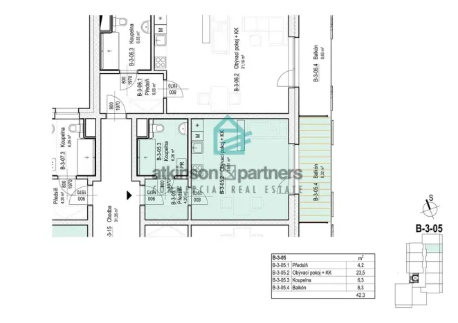Prodej bytu 1+kk, Hluboká nad Vltavou, Masarykova, 34 m2