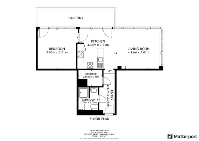 Prodej bytu 2+kk, Praha - Strašnice, V Rybníčkách, 46 m2