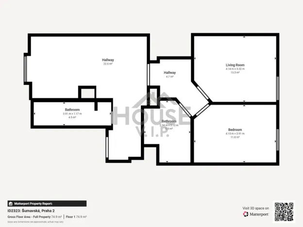 Prodej bytu 3+kk, Praha - Vinohrady, Šumavská, 63 m2