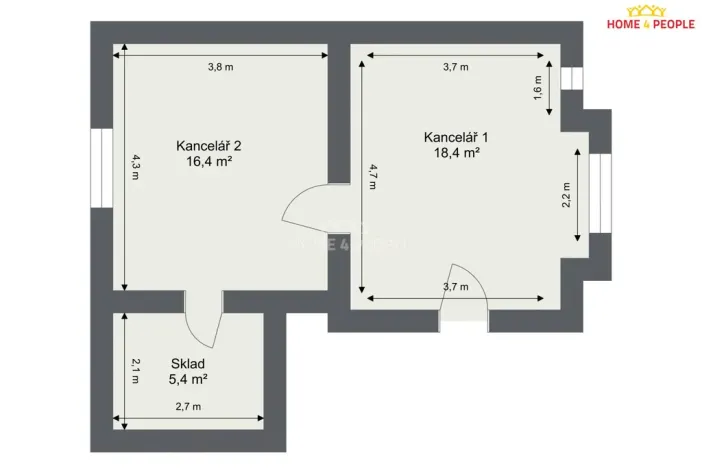 Pronájem skladu, Praha - Michle, Na rolích, 40 m2