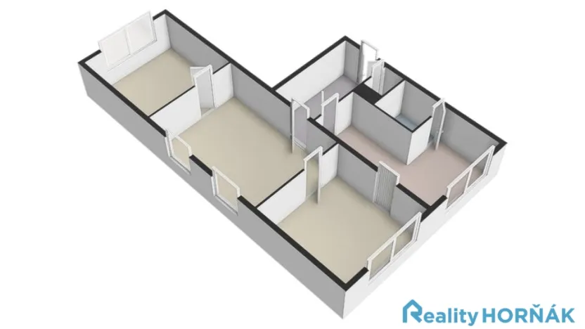 Prodej bytu 3+1, Bechyně, Na Libuši, 63 m2