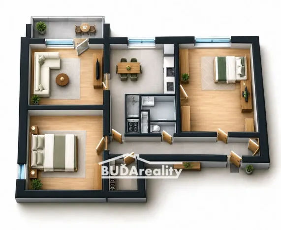 Prodej bytu 3+1, Otrokovice, Na Uličce, 70 m2