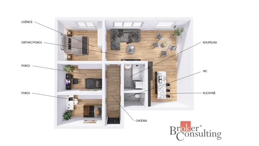 Prodej bytu 4+kk, Český Těšín, Tovární, 85 m2