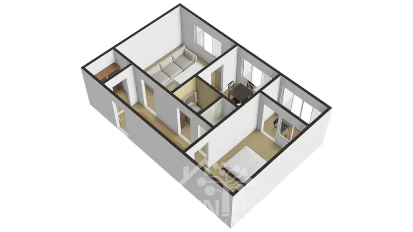 Pronájem bytu 2+1, Velké Hamry, 54 m2