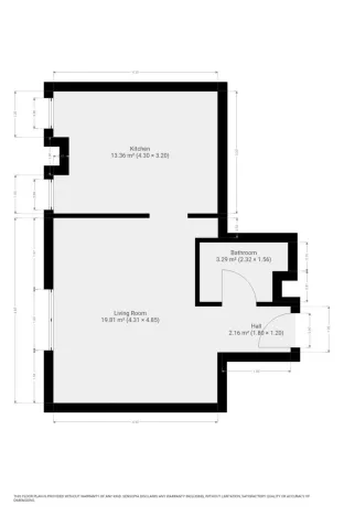 Pronájem bytu 1+1, Praha - Letňany, Chotěšovská, 39 m2