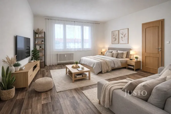 Pronájem bytu 1+1, Písek, Harantova, 35 m2