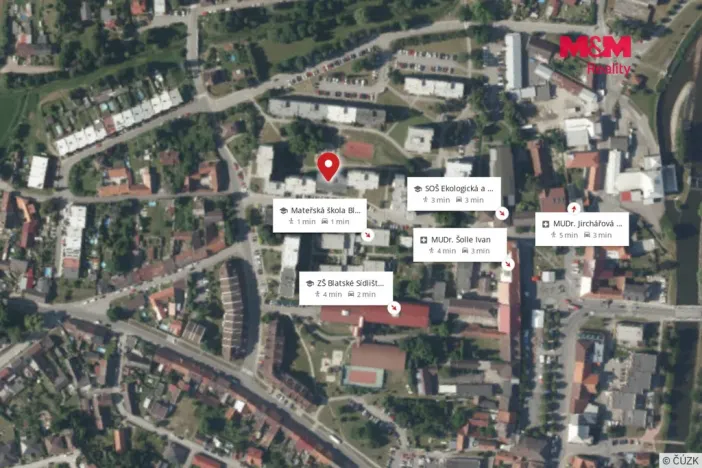 Prodej bytu 2+kk, Veselí nad Lužnicí - Veselí nad Lužnicí I, Blatské sídliště, 40 m2