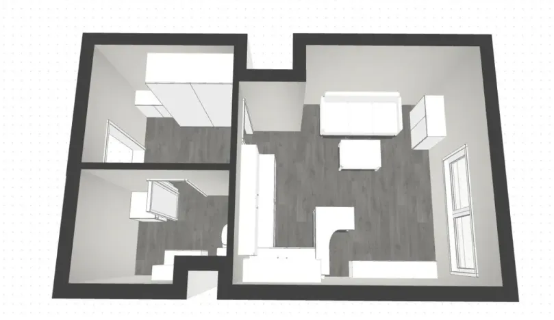 Pronájem bytu 1+kk, Brno - Židenice, Škrochova, 33 m2