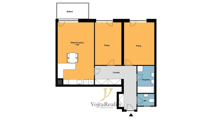 Pronájem bytu 3+kk, Olomouc - Nové Sady, Švýcarské nábřeží, 92 m2