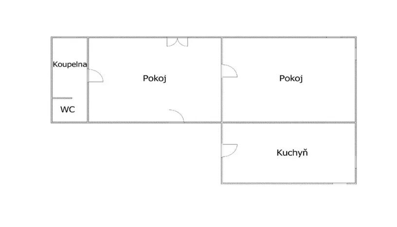 Prodej bytu 2+1, Opava, Žižkova, 43 m2