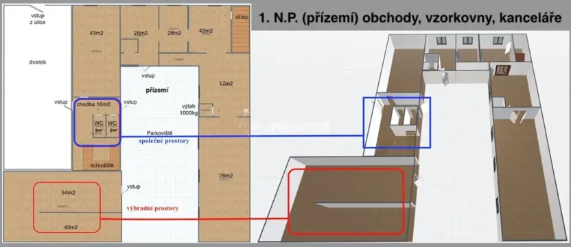 Pronájem skladu, Jirny, Tovární, 106 m2