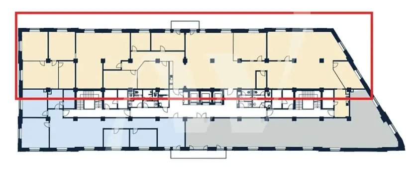 Pronájem kanceláře, Praha - Holešovice, Jankovcova, 653 m2