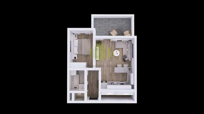 Prodej bytu 2+kk, Olomouc, Topolová, 55 m2