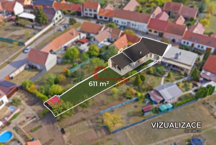 Prodej pozemku pro bydlení, Tvrdonice, Svárov, 611 m2