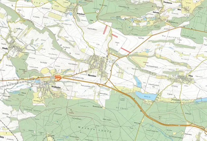 Prodej pole, Řevničov, 56320 m2
