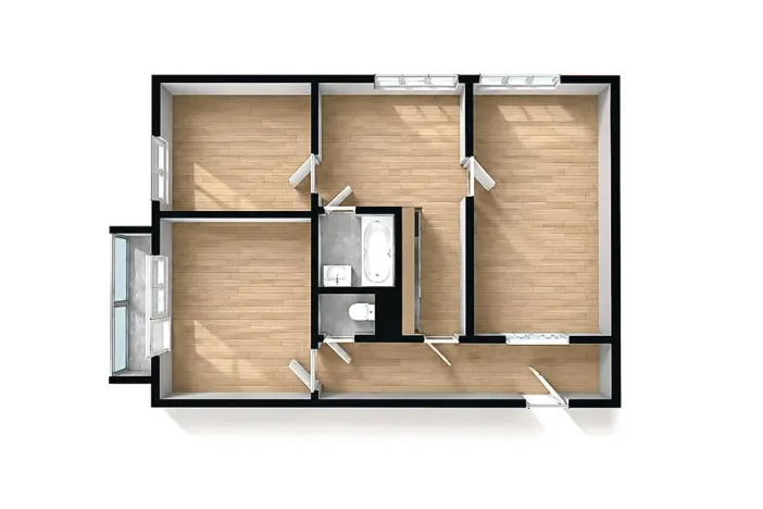 Prodej bytu 3+1, Slavičín, U Zahrádek, 71 m2