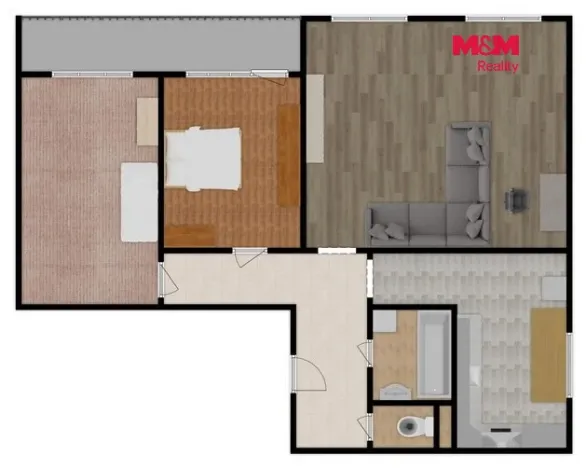 Prodej bytu 3+1, Most, Albrechtická, 66 m2