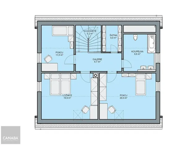 Prodej rodinného domu, Libeř, 161 m2