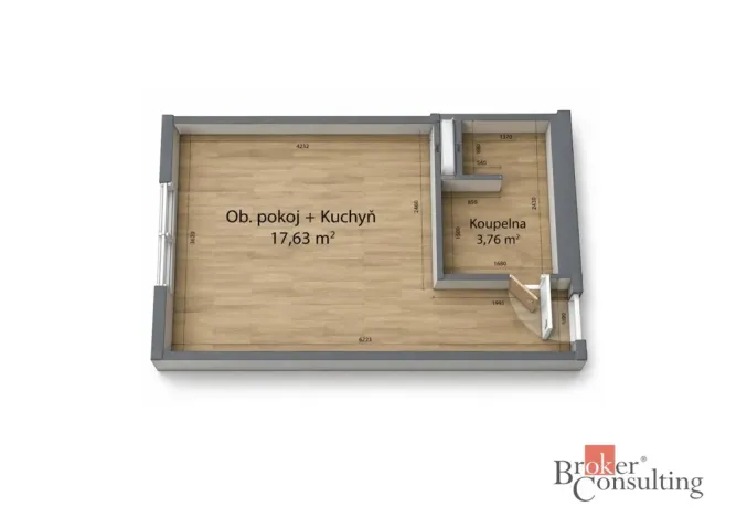 Prodej bytu 1+kk, Plzeň - Východní Předměstí, náměstí Generála Píky, 21 m2