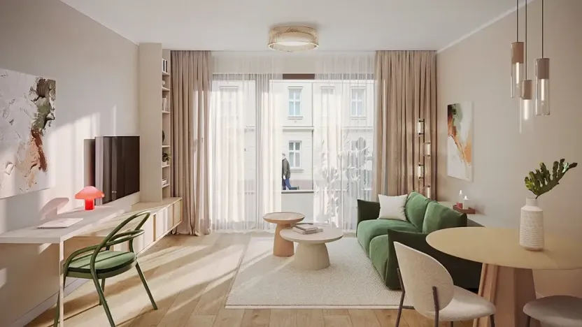 Prodej bytu 1+kk, Praha - Libeň, Světova, 30 m2